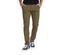 BlauerHafen Men's Designer Chino Trousers Stretch Fabric Chino Trousers Slim Fit Casual Trousers