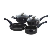 BLAUMANN 6Pc Set Cookware Frying Grill Pots Saucepan Casserole Soft Touch Handle (Aquamarine)