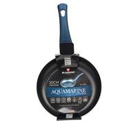 BLAUMANN Cookware Frying Grill Pots Pan Saucepan Casserole Soft Touch Handle (Aquamarine, 20x4cm Frying Pan - 0.9L)