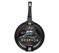 BLAUMANN Cookware Frying Grill Pots Pan Saucepan Casserole Soft Touch Handle Lid (Matt Black, 28x5.5cm Frying Pan - 2.7L)