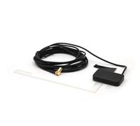 Blaupunkt Active DAB/DAB+ Windscreen Adhesive Antenna with Integrated 15 dB Amplifier, 12 V, SMB Plug, 3 m Cable, Mounting on Windscreen