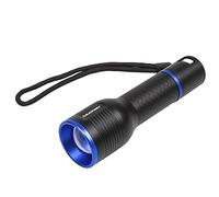 Blaupunkt Blitz LED Flashlight - 350 Lumen - Zoom - Black - Waterproof (IPX4) - 4 modes - Adjustable focus - Ideal for walks with dogs, hiking, camping, running, maintenance work