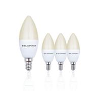 BLAUPUNKT E14 Candle Light Bulb 10W 820 lm 2700K Warm White SES, 4-Pack