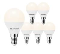 Blaupunkt E14 LED Bulb Golf Ball Shape | 6W (50W) | 520 lm | 2700K Warm White | Non-Dimmable | Energy-Saving E14 Light Bulb for Ceiling & Wall Fixtures - Pack of 6