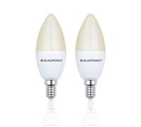 BLAUPUNKT E14 LED Candle 10W 820 Lumens 2700K Warm White Frosted, 2-Pack