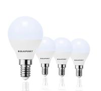BLAUPUNKT E14 SES Light Bulb Golf Ball 6W 510 lm 6000K Cool White, 4-Pack