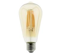 BLAUPUNKT Vintage Filament LED Bulb ST64 E27 - Amber Light - 8W - Room Lighting - Replacement of 50W - Warm White 2300K - 806 Lumens - Decorative - Retro - Single Pack