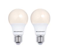 Blaupunkt E27 LED Light Bulb A60 6W 570 Lumens 2700K Warm White, 2-Pack