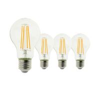 Blaupunkt E27 Light Bulb A60 Filament, Replaces 75W, 1055 Lumens, 4-Pack