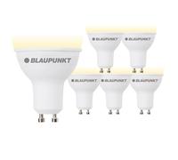 BLAUPUNKT GU10 LED PAR16 Spot 10W 1050 lumens 2700K Warm White, 6-Pack