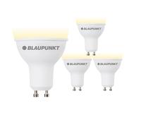 BLAUPUNKT LED GU10 Light Bulb - Spot - Room Lighting - 5W - Replacement of 50W - Warm White 2700K - 450 Lumens - Energy and Cost Saving Light - GU10 LED Bulb - Pack of 4