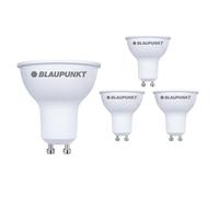 Blaupunkt GU10 LED Spotlight Cool White | 5W (50W Equivalent), 500 Lumens | 6000K Cool White LED Bulbs | Non-Dimmable, Eye Friendly, Flicker Free | Cost-Saving Reflector Lamps for Home - Pack of 4
