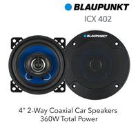 Blaupunkt ICX 402 - 4” 10cm 180 Watt 2 Way Coaxial Door Dash Speakers