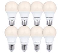 Blaupunkt LED Bulb Classic A60 LED lamp, E27 Base Screw, 12W, Replaces 100W, Warm White 2700K, Yellow Light, Non-dimmable, 1260 Lumen, Light Bulb, Indoor Outdoor, 8 Piece (Pack of 8)