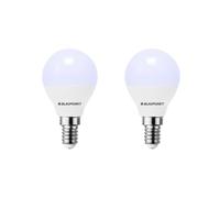 Blaupunkt LED Bulb G45 Golf Ball 6W, 520 Lumens, Cool White 6000K, Replaces 50W Halogen, Wide Beam Angle 220 Degrees, Non-Dimmable, Energy-Efficient LED Light Bulb for Indoor/Outdoor Use - Pack of 2
