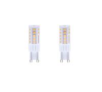 Blaupunkt LED Bulb G9-4W, 500 Lumens, Cool White 6500K, Replaces 40W Halogen, Wide Beam Angle 270 Degrees Non-dimmable, Energy Efficient Light for Indoor Outdoor Use - 2 Pieces (Pack of 2)