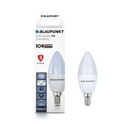 Blaupunkt LED Candle, E14 Base Screw, 7W, Replaces 50W Incandescent, Cool White 6000K, Cold Light, Non-dimmable, 595 Lumen, Light Bulb, Room Lighting, 1 Piece (Pack of 1)