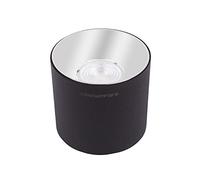 Blaupunkt LED Downlight Spot - Surface Mounted - Ceiling Lighting - 10W - Modern Design - 1000 Lumens - Flicker Free - Easy Installation - Black - Warm White 2700K - Beam Angle 60°