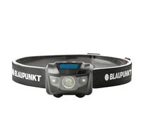 Blaupunkt LED Headlamp - 100 Lumens Hands-Free Torch, 5 Modes with Red Light, IPX4 Water Resistant, Lightweight 66g, 20h Runtime. Running, Camping, DIY & Emergency (3X AAA - No Batteries) - 2 Pack