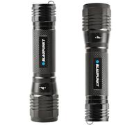 Blaupunkt LED Torch - 1600 Lumens Ultra Bright Flashlight, 10h Runtime, 3 Modes, Zoomable, IPX4 Water Resistant Aluminium. Tactical Searchlight for Camping, Emergency (6X AA - No Batteries) - 2 Pack