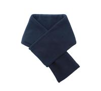 Blausky 1 x 78 x 14 cm Warm Men's Scarf, Polar Fleece Neck Tube Solid Colour Neckerchief Soft Winter Scarf Short Scarf Shoulder Scarf Neck Warmer for Autumn Winter Men and Women, Black, navy, 78x14cm