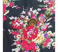 Blausky 150 cm x 3 m Cotton Fabric Pattern, Cotton Fabrics Decorative Fabric with Floral Pattern, Sold by the Metre, Clothing Fabric, Craft Fabric for DIY Sewing Patchwork, Sewing Fabric for