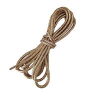 Blausky 2 Pairs of Rose Gold, 4 mm Thin Polyester Round Shoelaces, 120 cm, Tear-Resistant, Replacement Shoelaces for Work, Trekking Shoes