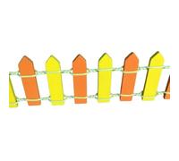 Blausky 4 x 90 x 3 cm mini wooden fence, garden fence, miniature fence, can be cut to size, garden decoration, wooden fence for crafts, model making, planters, miniature garden, gnome world, Christmas