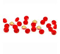 Blausky Pack of 1440 Pointed Back Cabochons Diamond, Glitter Stones, Faceted Glass Rhinestones, Small Loose Stone Beads for Ring, Nail Art, Craft, Earrings, DIY Jewellery, Red, 1.4 mm