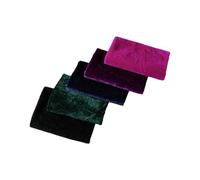 Blausky Pack of 5 25 x 25 cm Velvet Fabric Packs, Patchwork Fabrics Package Velvet Cloth for Crafts DIY Handmade Sewing Quilting Fabric for Crafts Clothing Dolls & Decoration, Mixed Colour B