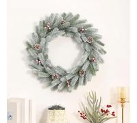 Blaward Christmas Wreaths for Front Door, 30cm / 40cm / 50cm Artificial Door Wreath with Berry and Pine Cones Large Xmas Wreath Hanging Ornaments for Holiday Christmas Party Decorations