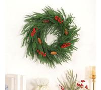 Blaward Christmas Wreaths for Front Door, 30cm / 40cm / 50cm Artificial Door Wreath with Berry and Pine Cones Large Xmas Wreath Hanging Ornaments for Holiday Christmas Party Decorations