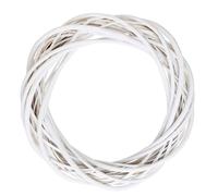 Blaward White Grapevine Wreath for Front Door, Natural Vine Branch Wreath Frame Rattan Wreath for Crafts DIY Wreath Making Supplies for Easter Thanksgiving Halloween Christmas Wreath, 15/20/25/30/40cm