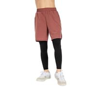 Blaward Youth Boy’s Compression Pants with Shorts 2 in 1 Running Sports Active Fitness School PE Pants Basketball Legging Tights for Kids
