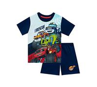 Blaze and the Monster Machines Pyjamas For Kids I Trucks and Cars Boys Pyjamas | Blue | 6-7 Years | Official Merchandise