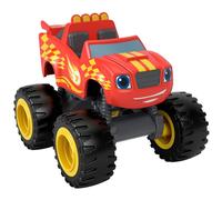 Blaze and The Monster Machines Racing Flag Blaze - GVG61 ~ Die-Cast Vehicle ~ Red and Yellow Race Car