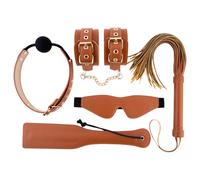 Blaze Elite - BDSM Set - 5-Piece (Cognac)