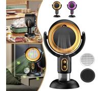 Blaze Filter,Blaze Fan-The Blaze Fan For Smoke,Blaze Fan Air Purifier,Blaze Fan Smoke Remover,Portable Smoke Air Purifier Fan,Smoke Purifier for Removes Smoke & Odors (gold-Plug in)
