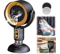 Blaze Filter,Blaze Fan-The Blaze Fan For Smoke,Blaze Fan Air Purifier,Blaze Fan Smoke Remover,Puffhide Purifier For Smoke,Portable Smoke Air Purifier Fan,Smoke Away Purifier Fan (gold-charge)