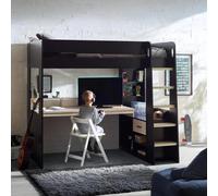 Blaze Gaming Highsleeper Bed - Black