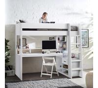 Blaze Gaming Highsleeper Bed - White