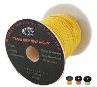 Blaze Line 100% Polyester Climbing Throw Line Rope 2 mm (1/12 in) 150 ft Stool Cord 200 lbs Tensile Strength (Luminous Yellow)