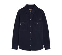 Blaze Milano Berber Logo-embroidered Denim Shirt - Dark Blue - 00 (UK4 / Xxs)