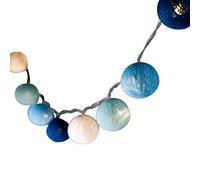 Blaze On Ambient Ball Fairy Lights - Blues - 20 LED - USB Plug Included