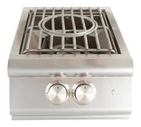 Blaze Premium LTE Built-in Propane High Performance Power Burner W/Wok Ring & Stainless Steel Lid - BLZ-PBLTE-LP