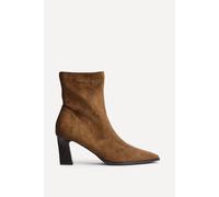 Blaze Tan Faux Suede Sock Ankle Boot Linzi Tan 3-Standard Fit