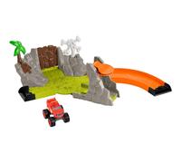 Fisher-Price Blaze & the Monster Machines Race Track Stunt Playset with Monster Truck Toy, Slam & Crash Blaze, HRB31