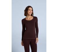 'Blaze' Warm and Cosy Lightweight Soft Comfy Baselayer Thermal Top Animal Dark Mauve 12