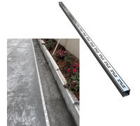 Blazea Floor Drainage Trench Stainless Steel, Outdoor Channel Drain Kit for Bathroom/Kitchen/Yard, Driveway Drain and Grates, Trench Drain Channel System(3.5x3cm(1 3/8x1 1/8"))