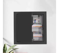 Blazea Flush Magnetic Access Panel Small, Push to Open Drywall Hole Cover Access Door, No Handle Wall/Ceiling Inspection Hatch for Plumbing Electrical Maintenance(Black,30x55cm)